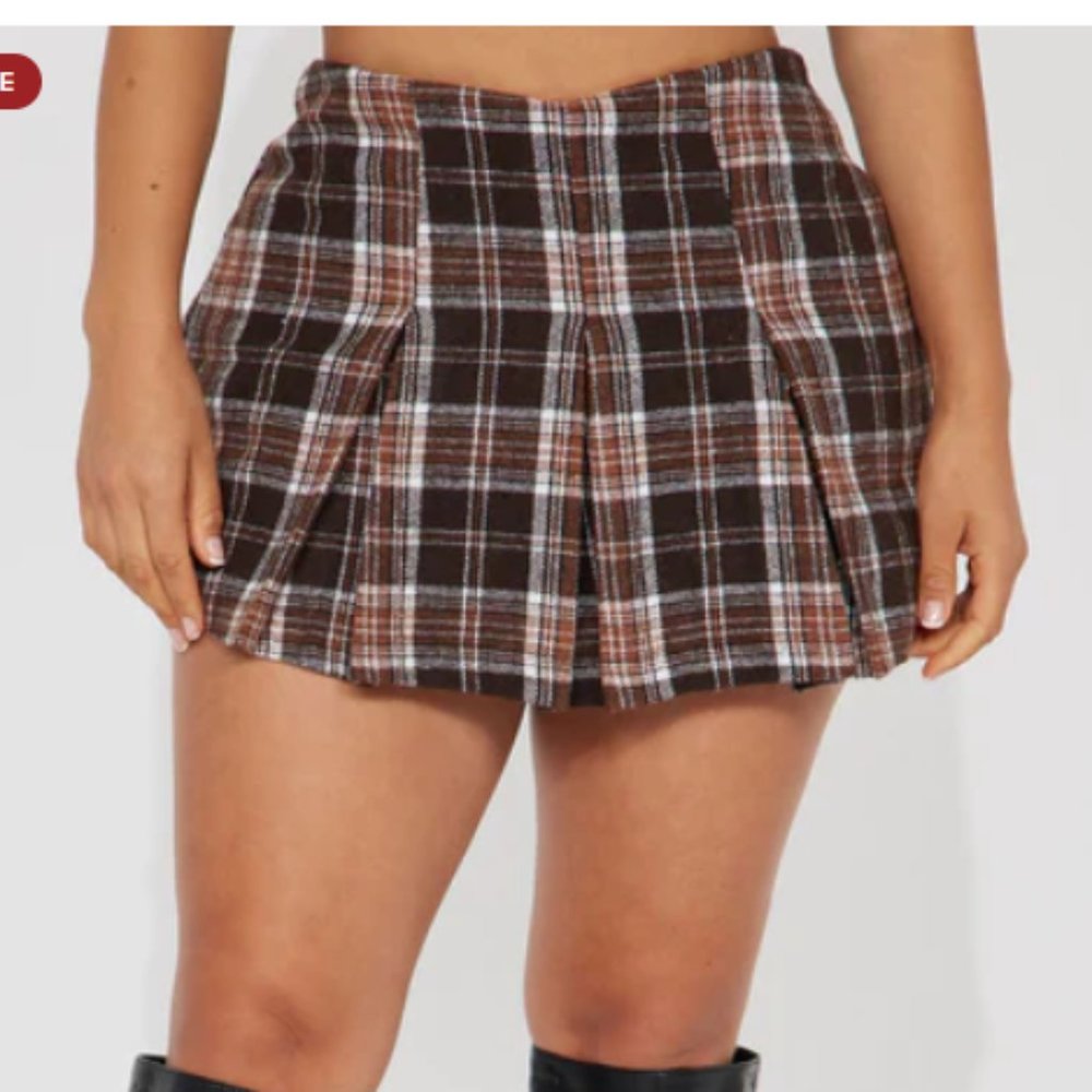 Got me good skort - brown